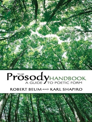 cover image of The Prosody Handbook
